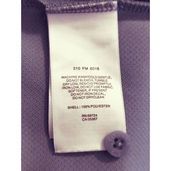 Columbia PFG Men's Omni‎ Shade Solid Short Sleeve Polo Shirts Blue Size XXL - Picture 7 of 8